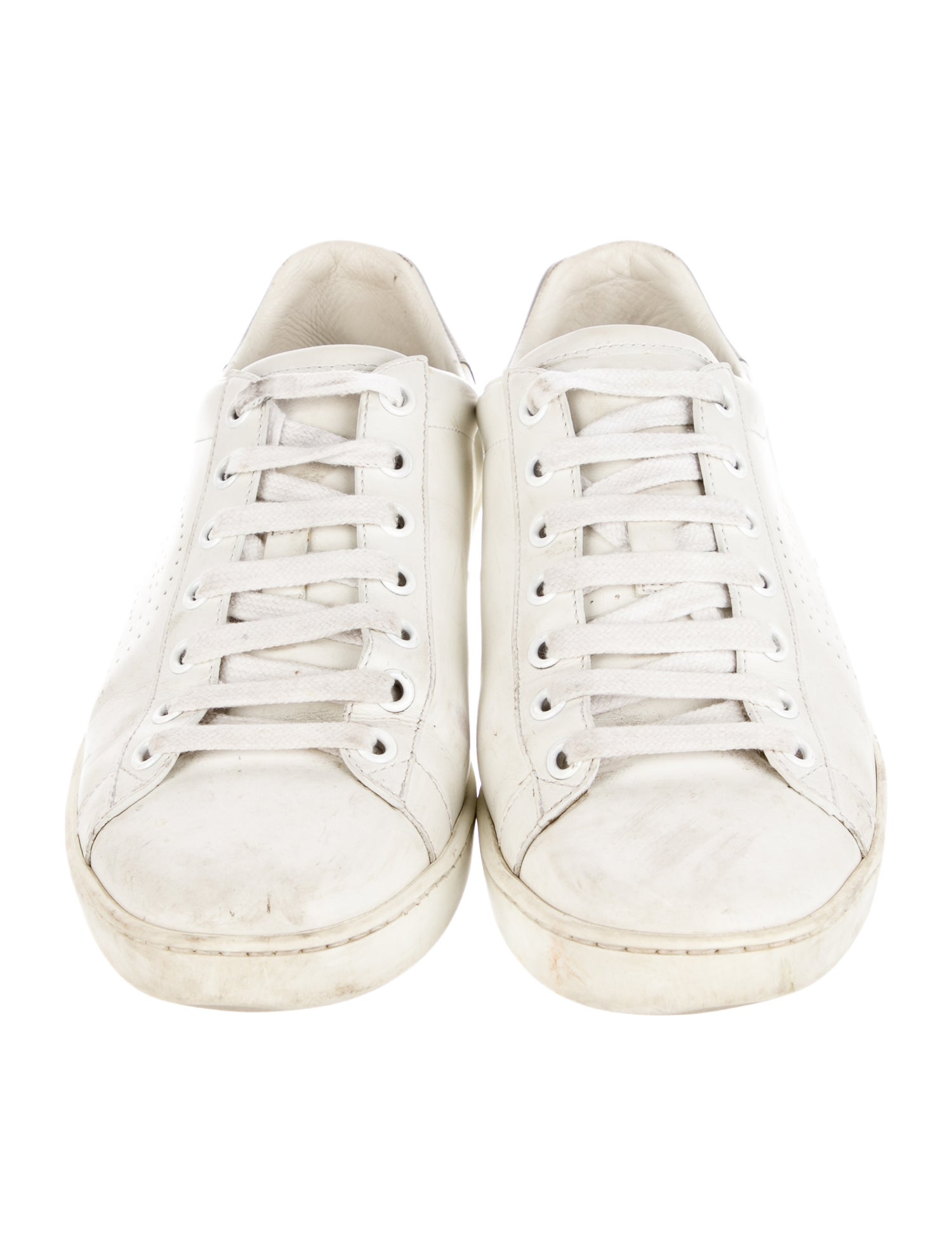 Gucci Interlocking G Logo Leather Sneakers